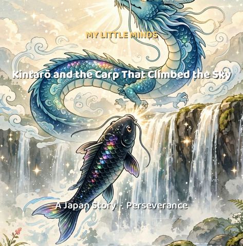 Kintarō and the Carp That Climbed the Sky cover
